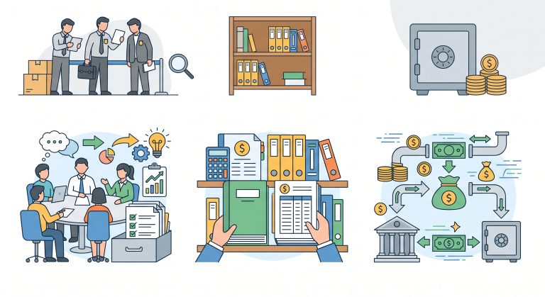 What to do if company executives are summoned by the investigation bureau or the company is searched? First, organize your decision-making, accounts, and cash flow. 公司負責人被調查局約談或公司遭搜索怎麼辦?先整理決策、帳冊與金流